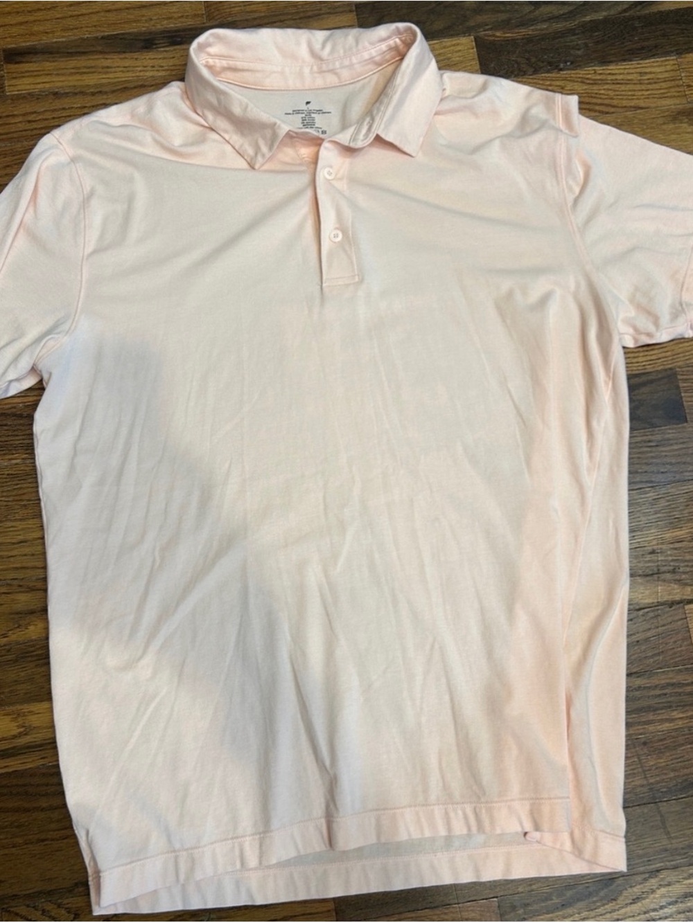 Fabletics Men's Light Pink Polo Shirt